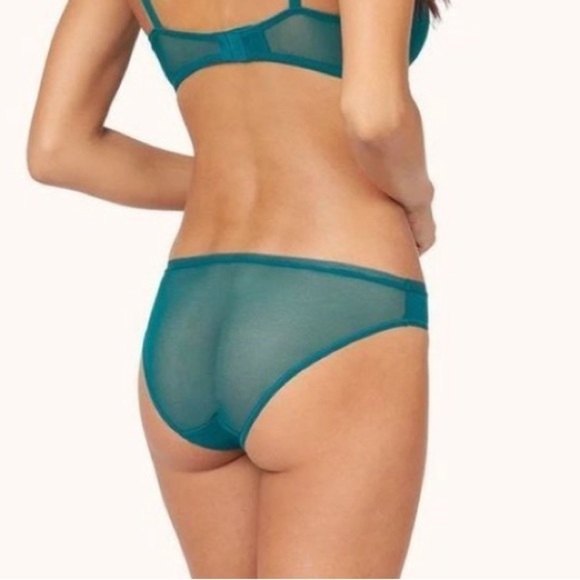 Nwt Lively Women’s Bikini briefs Mesh back panty in evergreen size Medium - Picture 1 of 11